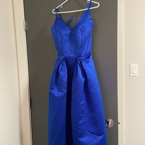 Royal blue dress